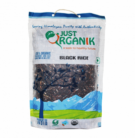 Just Organik Black Rice   Pack  500 grams
